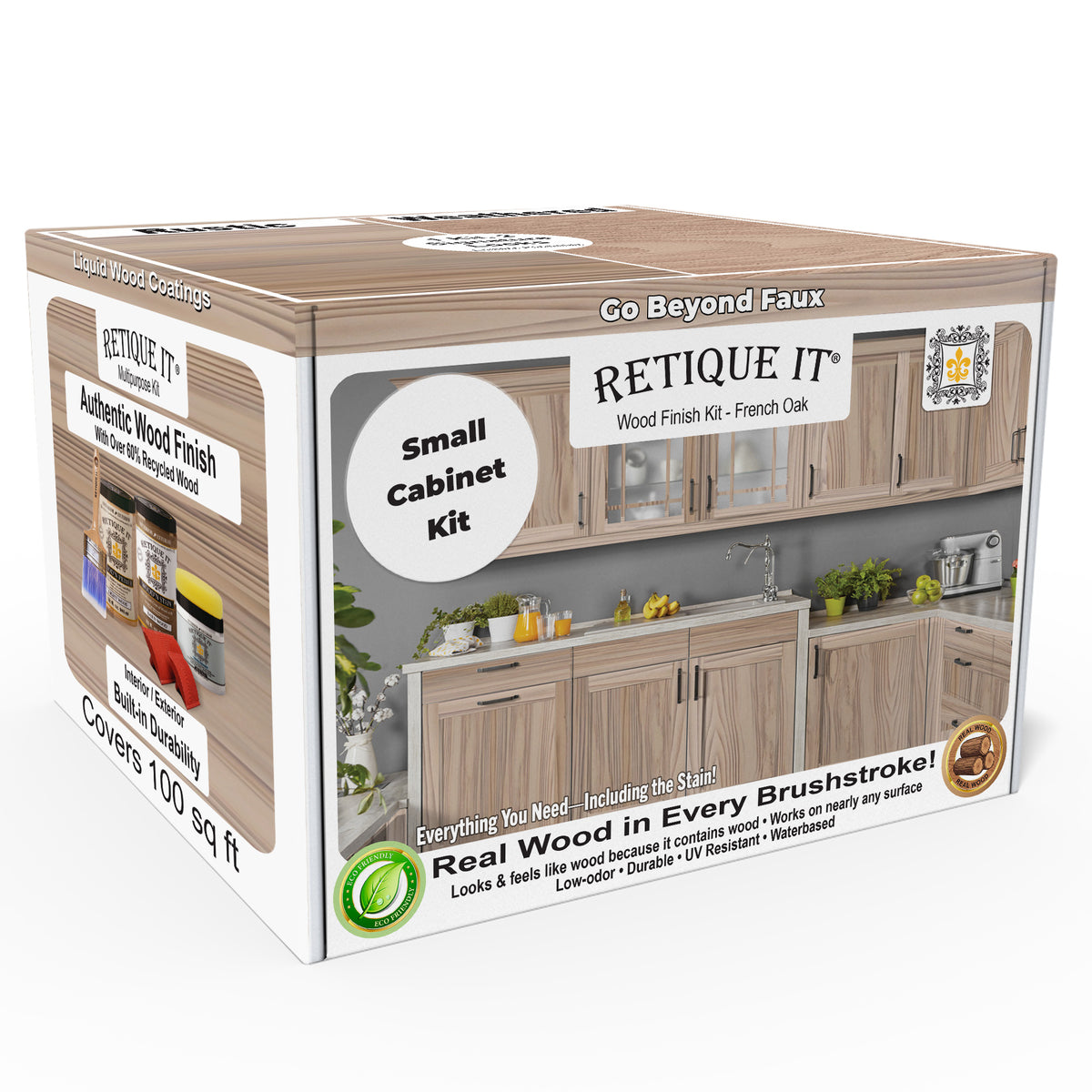 Wood'n Cabinet Kit (12 Door / Grained) - French Oak