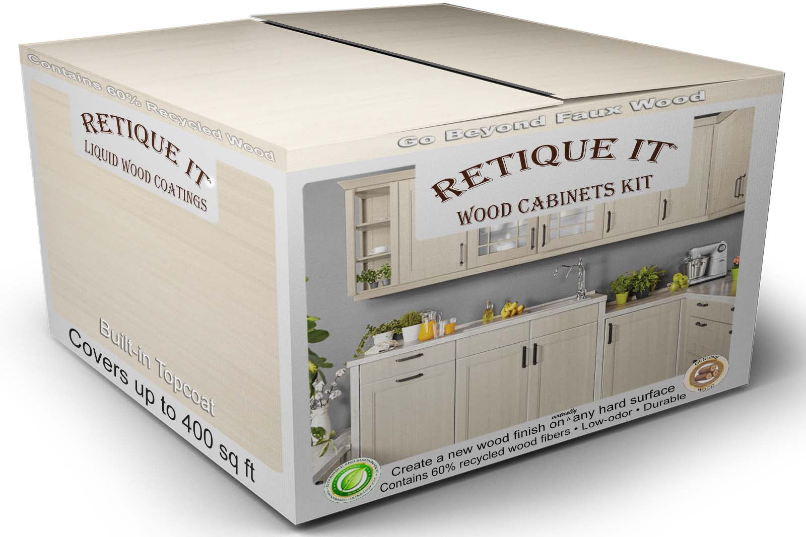 Wood'n Cabinet Kit - (48 Door / Smooth) - Drift Wood