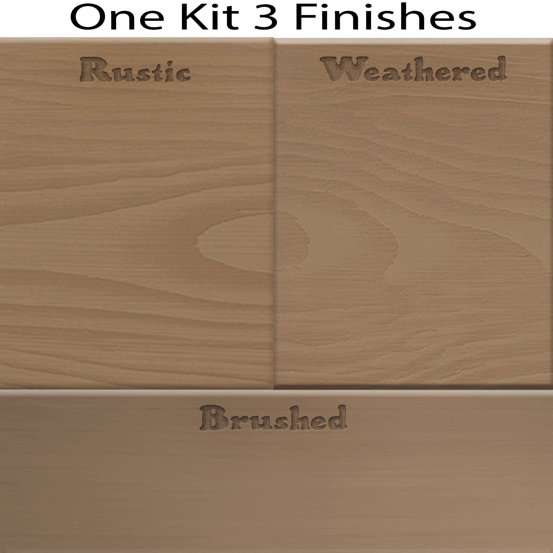 Multi-purpose Wood'n Kit (Med) - Barn Wood - Interior Top Coat