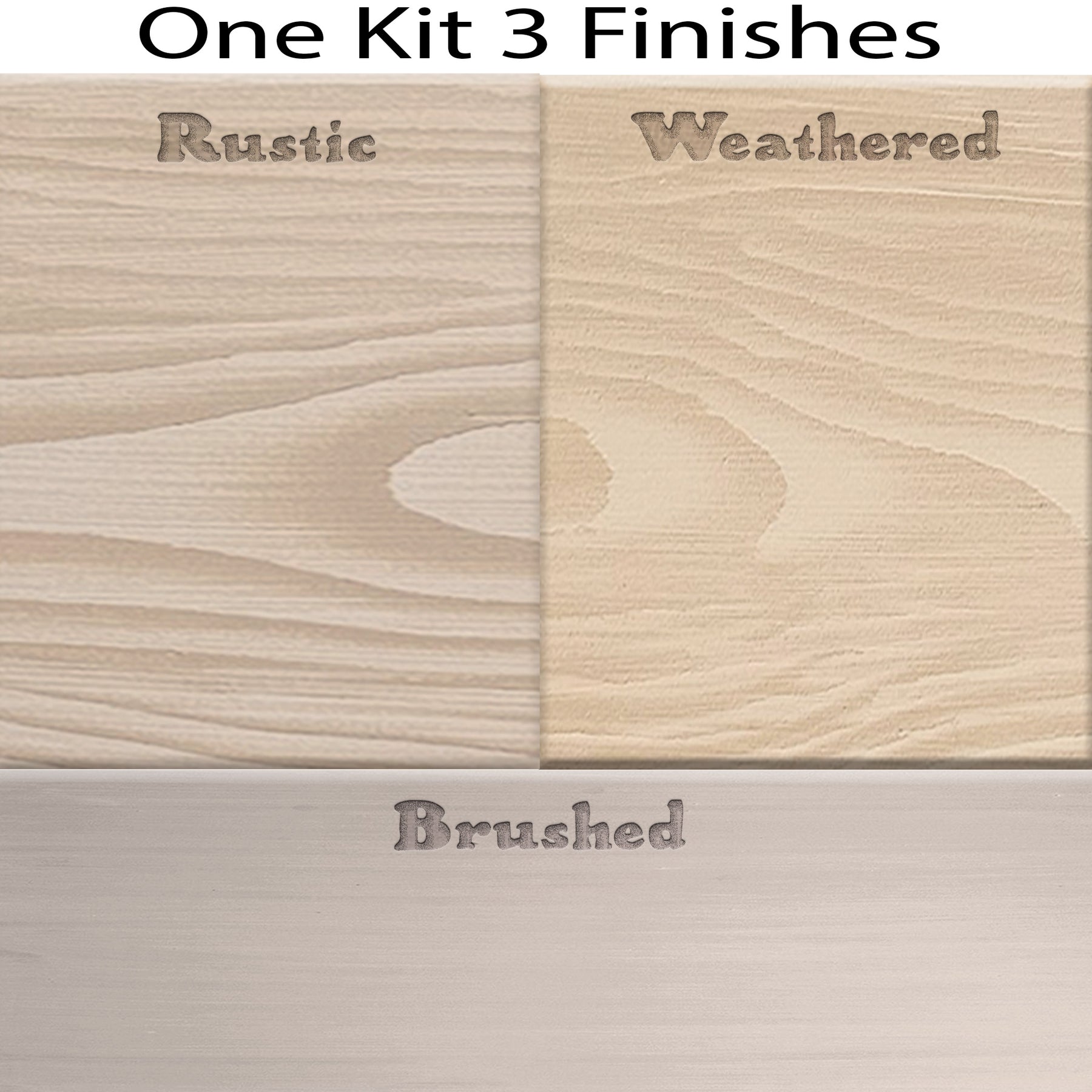 Tabletop Wood'n Finish Kit (Double Size) - Sun Bleached