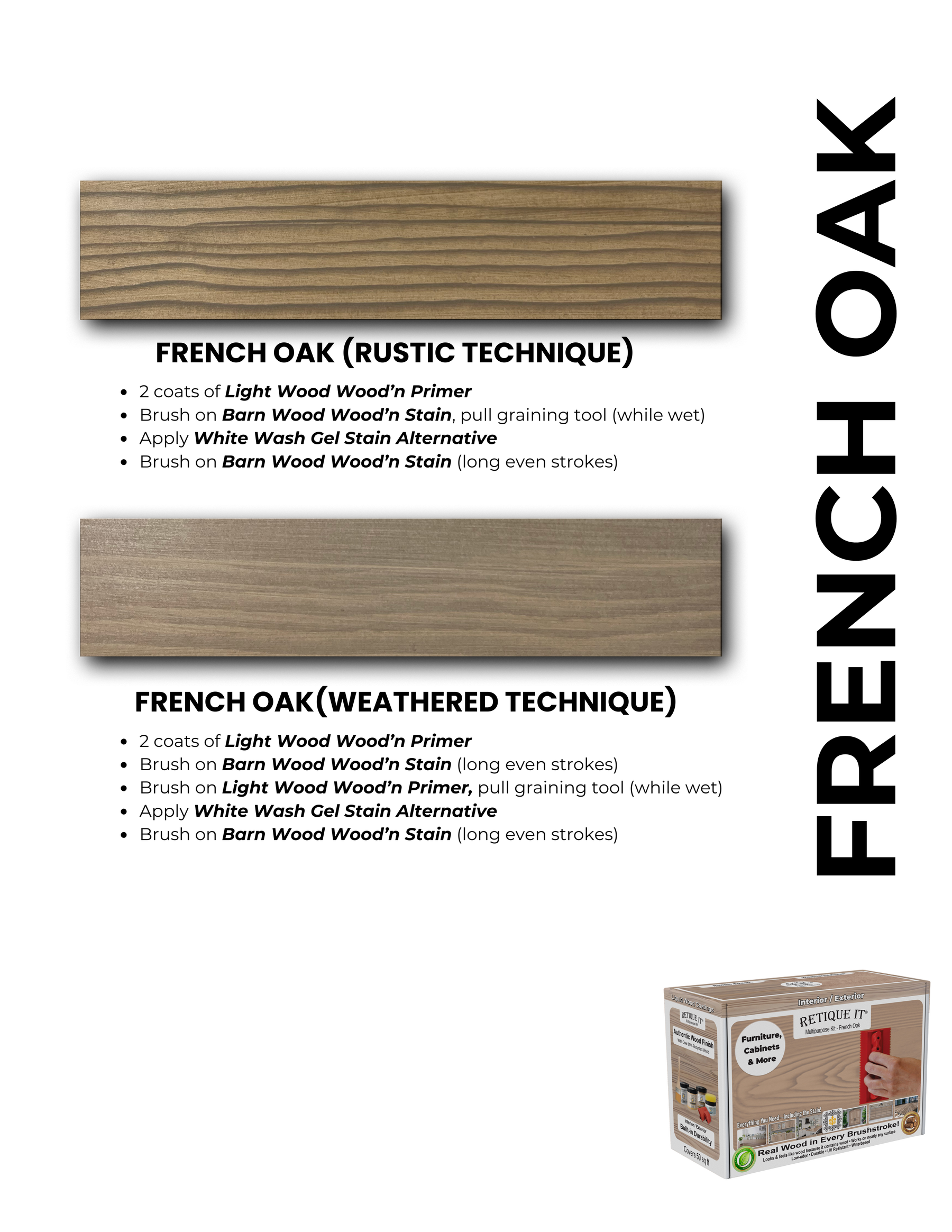 Retique It Wood Finish Kits Fan Deck