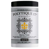 Retique It® Polytique It Exterior Marine Top Coat protective coating applied to outdoor surface for durability and weather resistance.