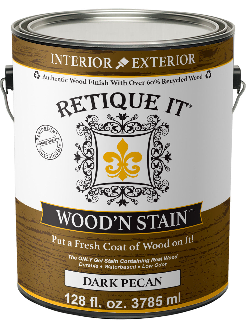 Wood'n Stain (128oz/Gal) - Dark Pecan