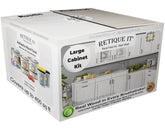 Wood'n Cabinet Kit (48 Door / Grained) - White Wash