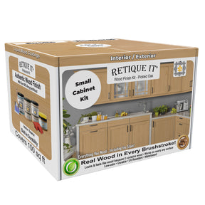 Wood'n Cabinet Kit (12 Door / Grained) - Pickled Oak