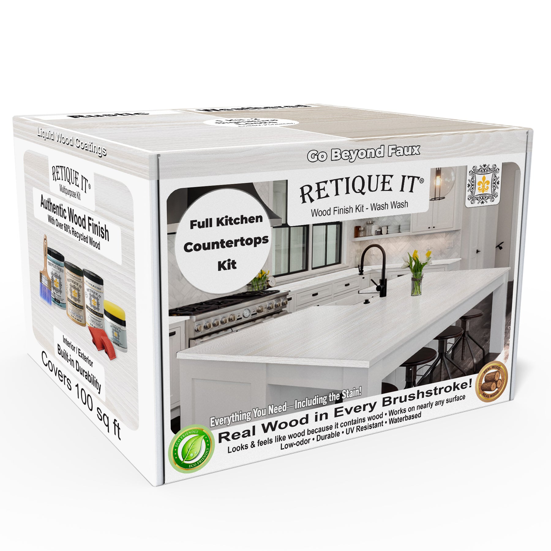 Countertop Kit - Full Kitchen - White Wash