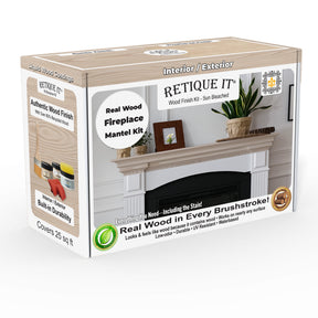 Fireplace Mantel Wood'n Finish Kit - Sun Bleached