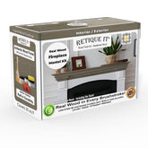 Fireplace Mantel Wood'n Finish Kit - Weathered Wood