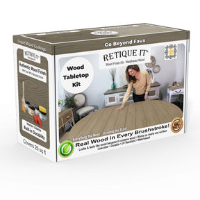 Tabletop Wood'n Finish Kit - Weathered Wood