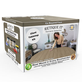 Tabletop Wood'n Finish Kit (4x Large) - Weathered Wood