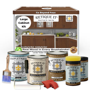 Wood'n Cabinet Kit (48 Door / Grained) - Dark Oak