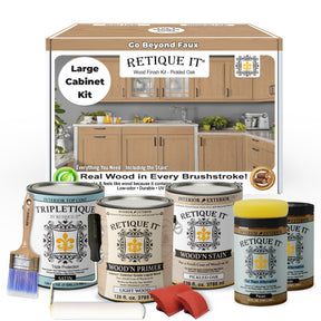 Wood'n Cabinet Kit (48 Door / Grained) - Pickled Oak