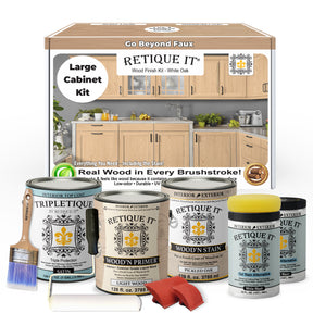 Wood'n Cabinet Kit (48 Door / Grained) - White Oak