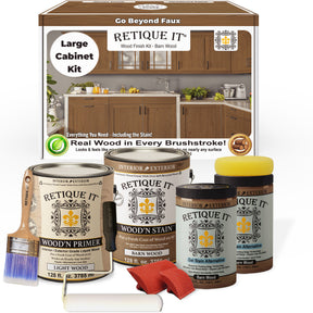 Wood'n Cabinet Kit (48 Door / Grained) - Barn Wood