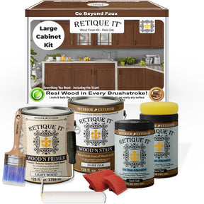 Wood'n Cabinet Kit (48 Door / Grained) - Dark Oak