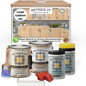 Wood'n Cabinet Kit (48 Door / Grained) - White Oak