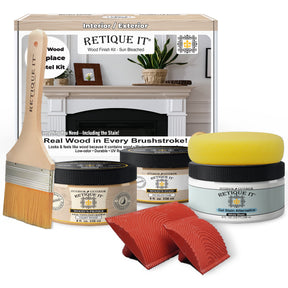Fireplace Mantel Wood'n Finish Kit - Sun Bleached