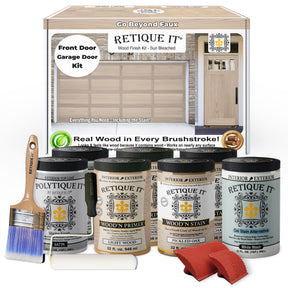 Wood'n Door Kit (Front & Garage Door) - Sun Bleached