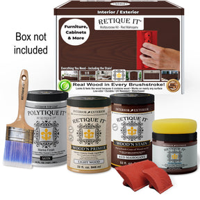 Multi-purpose Wood'n Kit (Large) - Red Mahogany - Exterior Top Coat