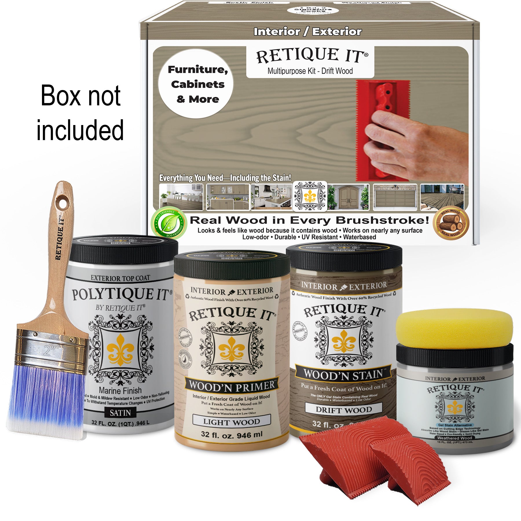 Multi-purpose Wood'n Kit (Large) - Drift Wood - Exterior Top Coat