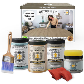 Tabletop Wood'n Finish Kit (4x Large) - Weathered Wood