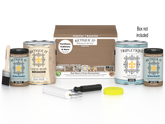 Retique It Barn Wood Multi-purpose Smooth Finish Kit with four large interior top coats in a barn wood style.