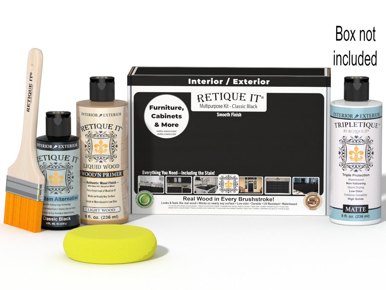 Multi-purpose Smooth Finish Kit - Classic Black - Interior Top Coat
