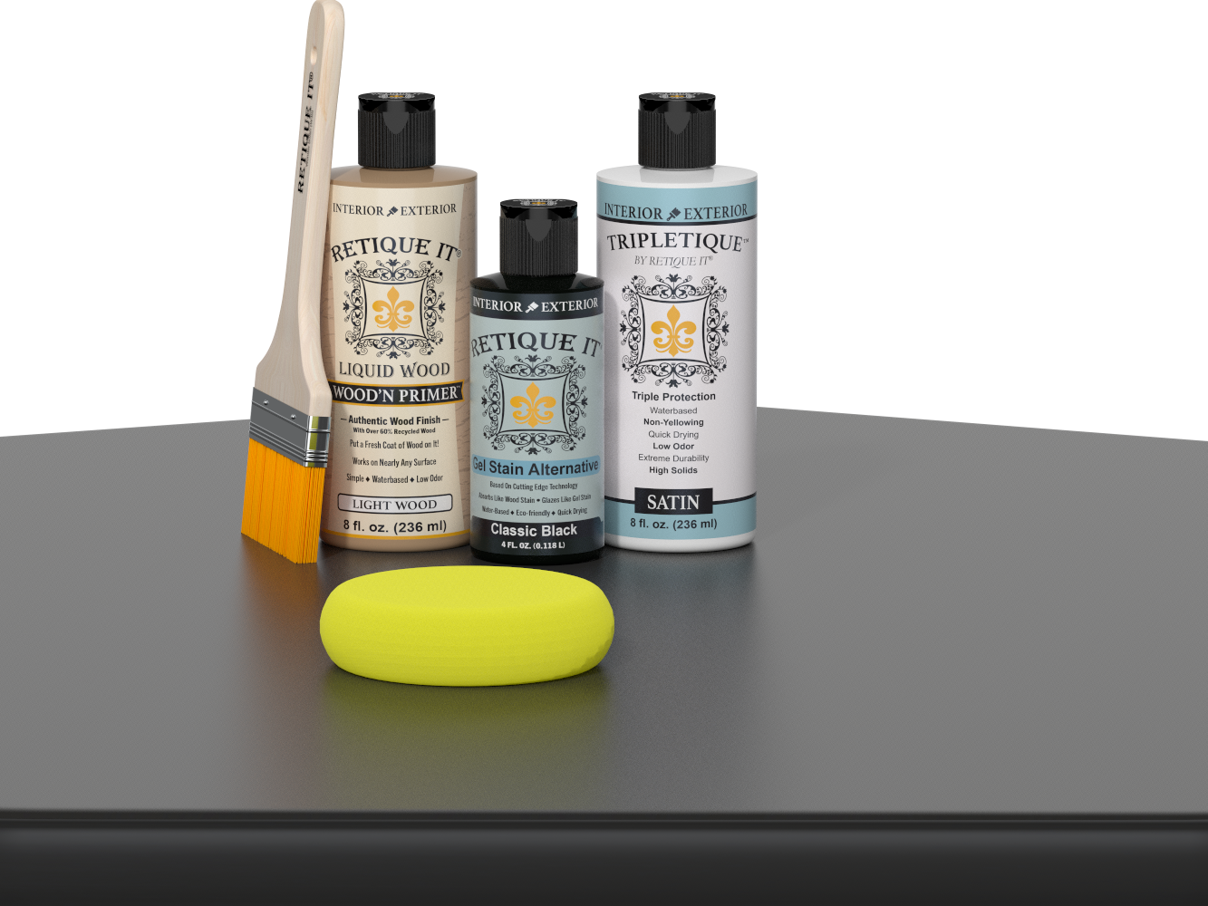 Multi-purpose Smooth Finish Kit - Classic Black - Interior Top Coat
