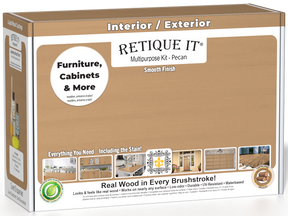 Multi-purpose Smooth Finish Kit - Pecan - Exterior Top Coat
