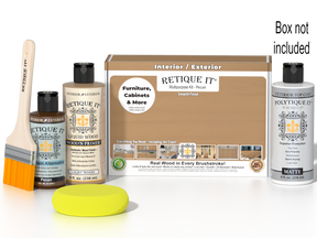 Multi-purpose Smooth Finish Kit - Pecan - Exterior Top Coat