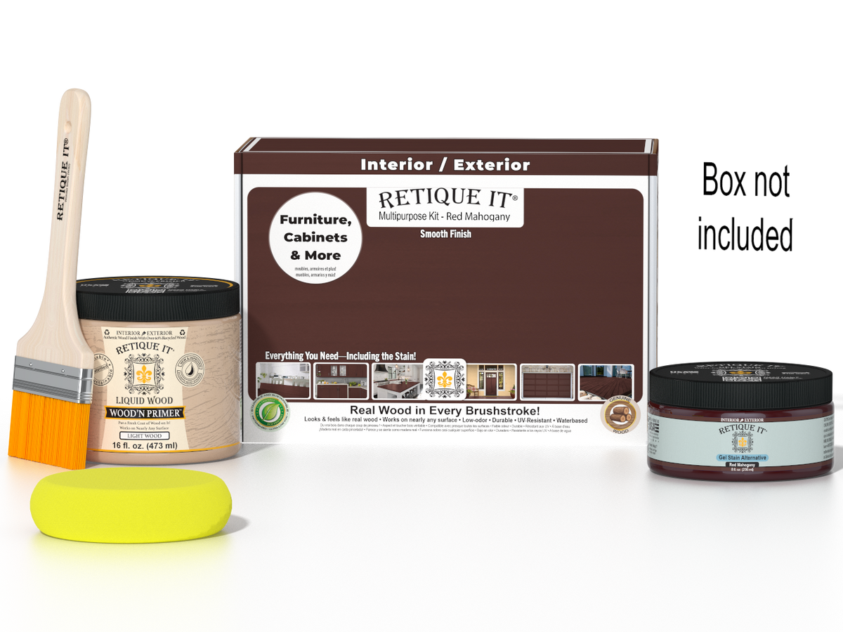 Multi-purpose Smooth Finish Kit (Med) - Red Mahogany