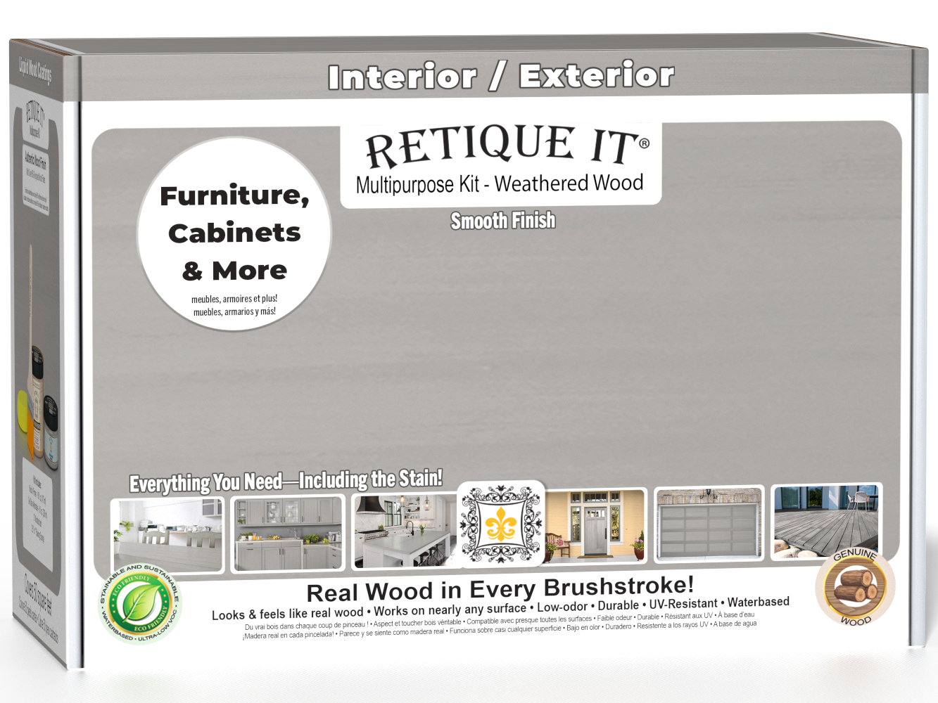 Multi-purpose Smooth Finish Kit (Med) - Weathered Wood