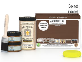 Retique It® Multi-purpose Smooth Finish Kit in Large Dark Oak for wood furniture and decor restoration.