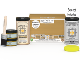 Large Old Oak wood finish kit by Retique It includes exterior top coat for smooth, durable wood surface finishing.