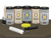 Retique It Wood'n Door Black Walnut stain kit for front and garage doors, featuring smooth matte finish on wood surfaces.