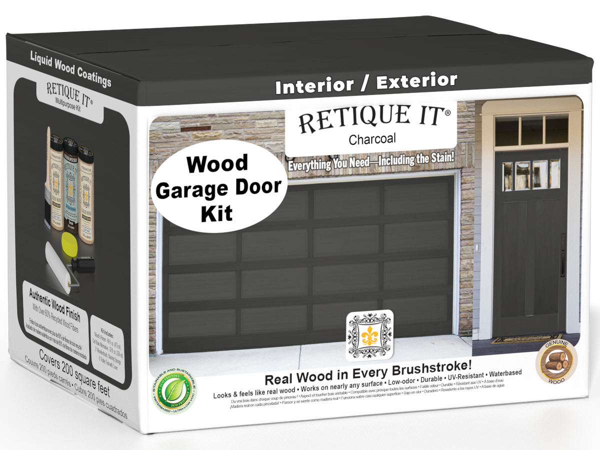 Wood'n Door Smooth Finish Kit (Front & Garage Door) - Charcoal