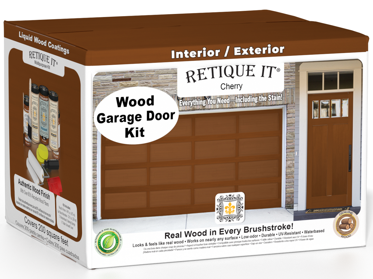 Wood'n Door Smooth Finish Kit (Front & Garage Door) - Cherry