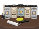 Retique It Wood'n Door dark oak stain kit for front and garage doors, featuring smooth finish and matte appearance.