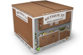 Wood'n Cabinet Kit - (12 Door / Smooth) - Dark Oak