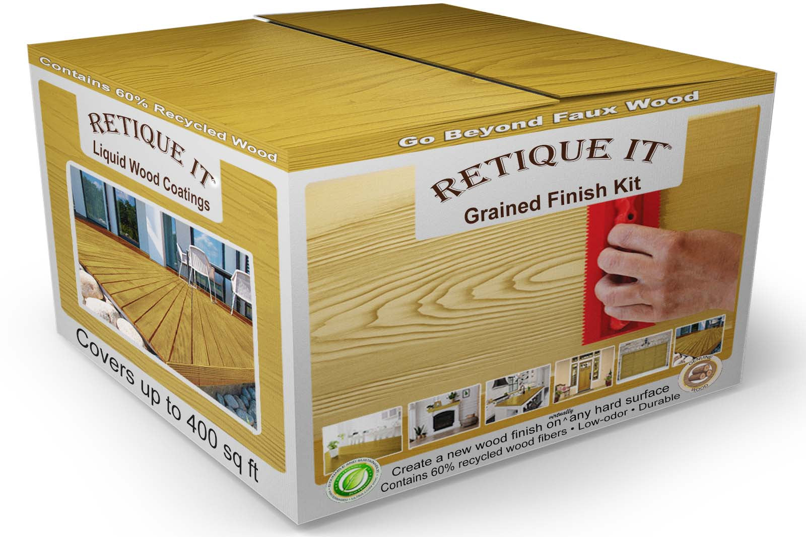 Multi-purpose Wood'n Kit (4x Lg) - Old Oak - Exterior Top Coat