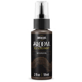 DecoArt Bloom Texture Paint in Battlefield Soil, showing textured paint application in earthy brown tones on a surface.