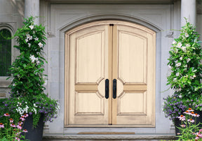 Wood'n Door Smooth Finish Kit (Double Door) - White Oak