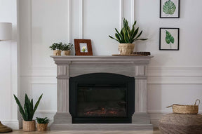 Large Harbor Gray Wood'n Finish Kit from Retique It for interior wood furniture and accents, shown with grained wood surface.
