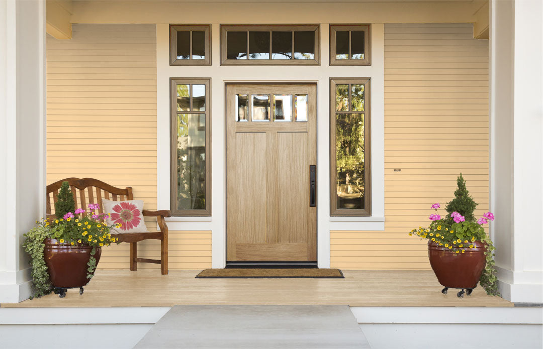 Retique It® Raw Wood Kit (Med) in light wood finish, featuring natural wood grain and finish tools for furniture renovation.