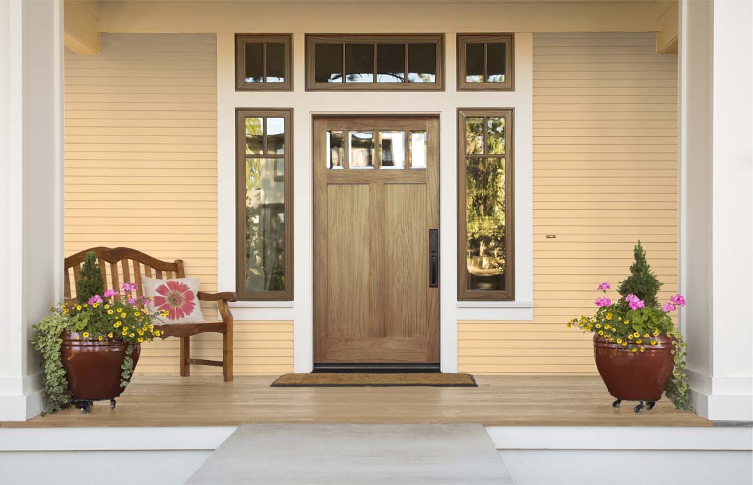 Wood'n Finish Front Door Kit - Barn Wood - Retique It®