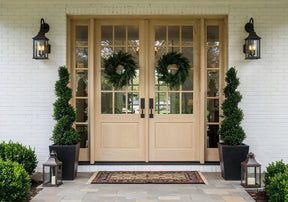 Wood'n Finish Front Door Kit (Double) - White Oak