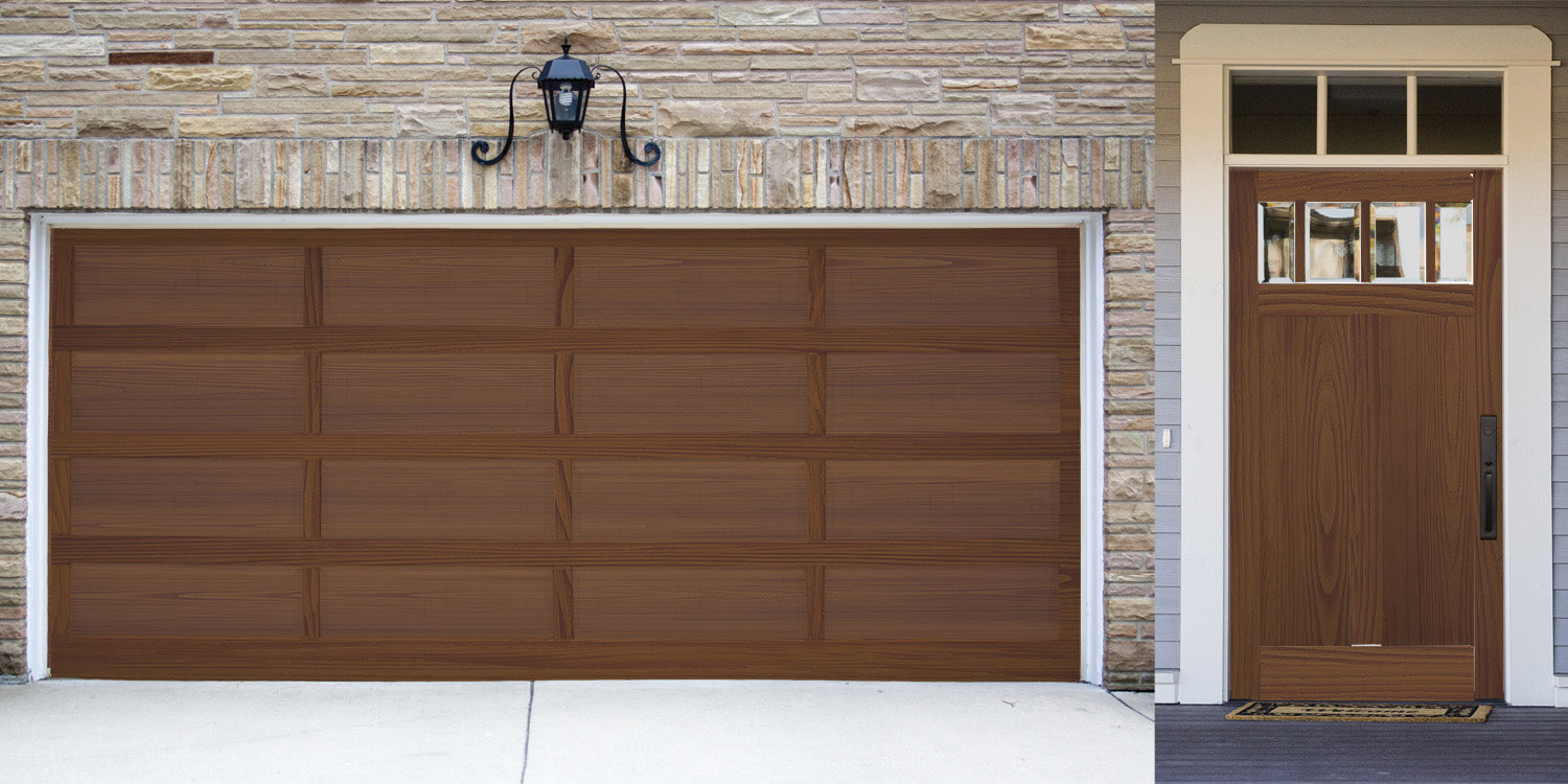 Wood'n Door Kit (Garage Door) - Dark Oak