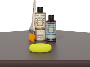 Retique It® Multi-purpose Smooth Finish Kit in Java for wood finishing, shown on a table surface.