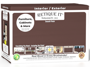 Large Java Multi-purpose Smooth Finish Kit by Retique It® for wood finishing and furniture restoration.