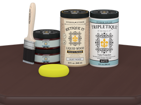 Retique It® Multi-purpose Smooth Finish Kit in Java for wood interior top coat, featuring a large kit with matte finish.